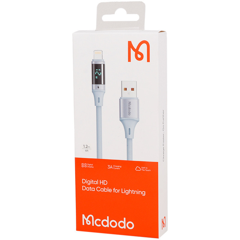 کابل آیفونی فست شارژ Mcdodo CA-191 3A 1.2m