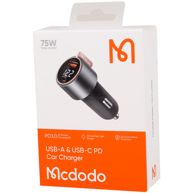شارژر فندکی فست شارژ Mcdodo CC-369 QC3.0 PD3.0 3A 45W