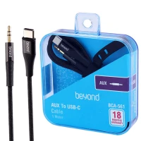 کابل تبدیل Type-C به AUX بیاند BCA-561 طول 1 متر