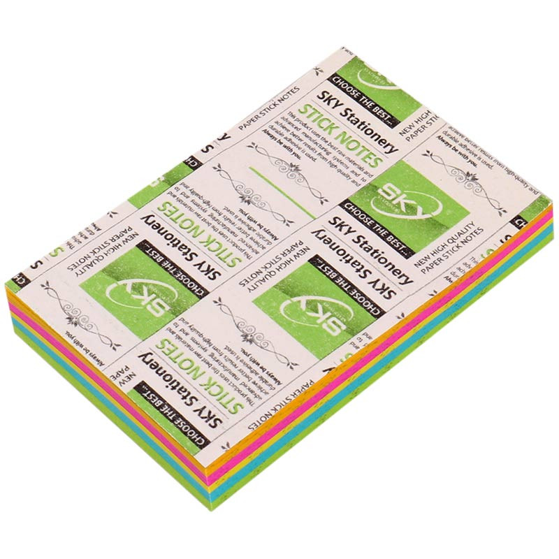 کاغذ یادداشت چسب دار Sky Stationery 7.5*5cm بسته ۱۰۰ برگی