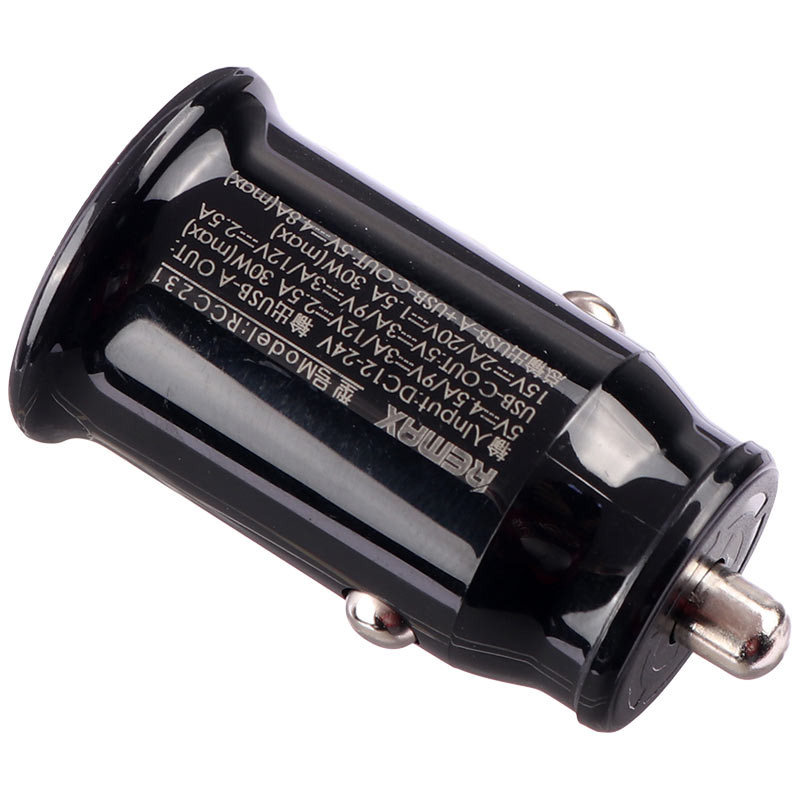 شارژر فندکی فست شارژ Remax RCC231 QC PD 4.5A 30W