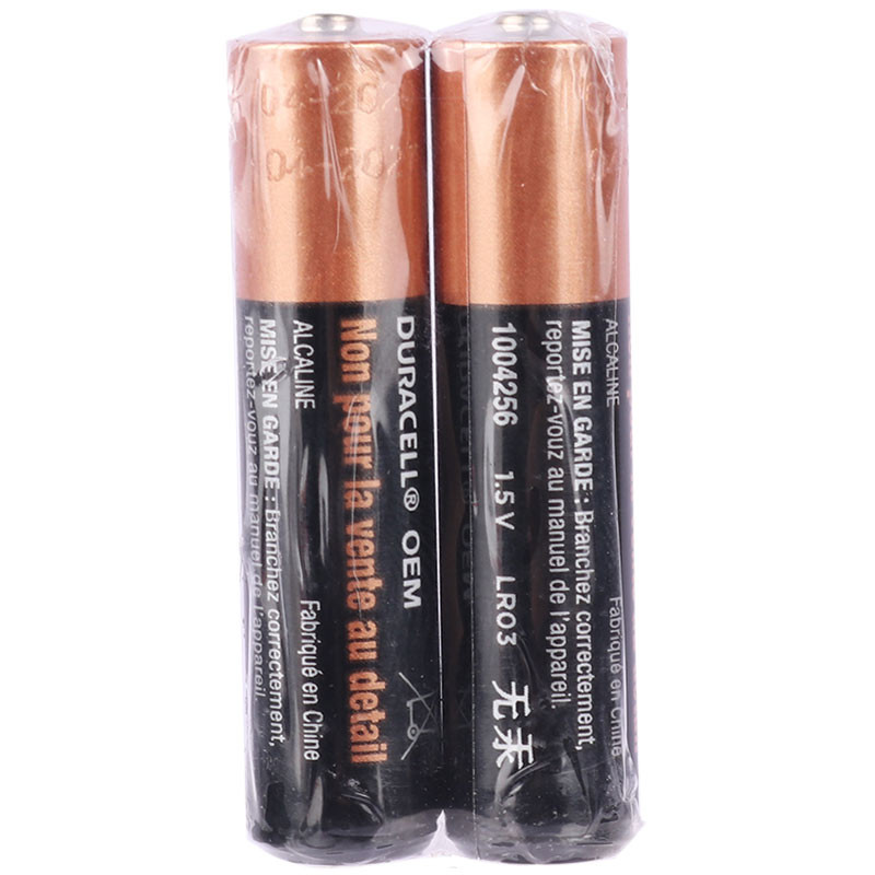 باتری دوتایی نیم قلمی Duracell OEM Alkaline LR03 1.5V AAA شرینک