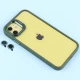 قاب PC شفاف Eason Case استند شو + محافظ لنز رینگی iPhone 11