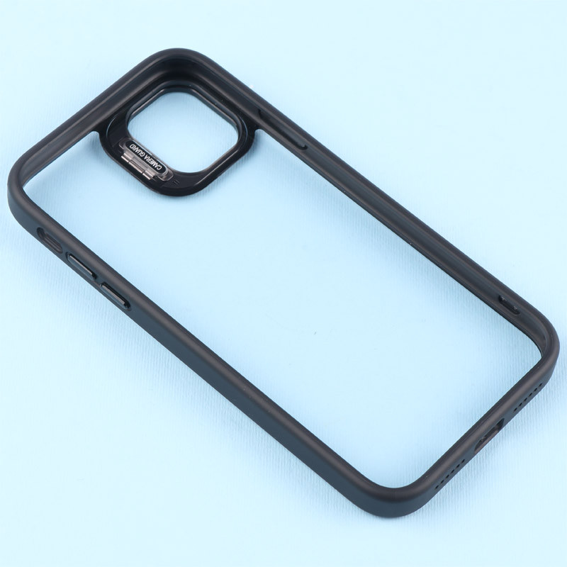 قاب PC شفاف Eason Case استند شو + محافظ لنز رینگی iPhone 11