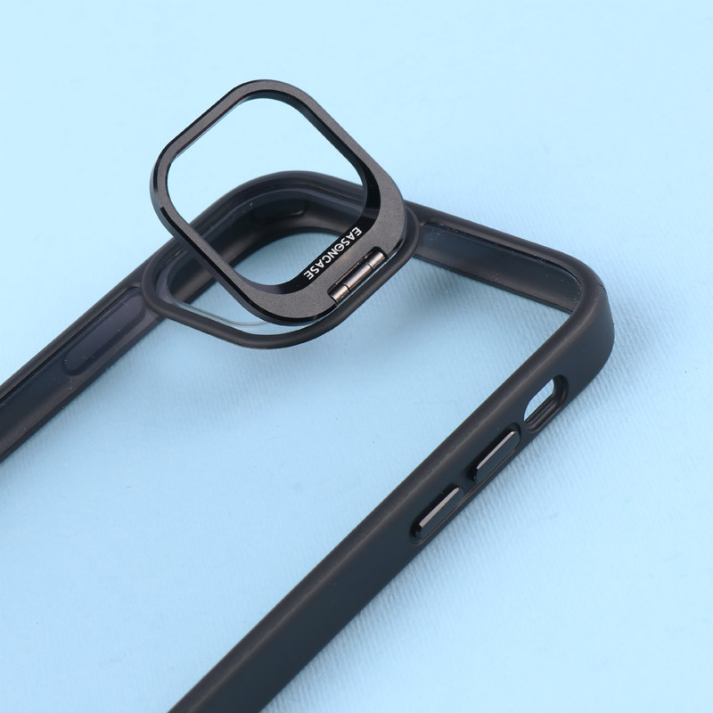 قاب PC شفاف Eason Case استند شو + محافظ لنز رینگی iPhone 11