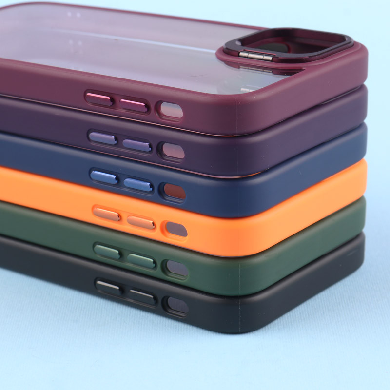 قاب PC شفاف Eason Case استند شو + محافظ لنز رینگی iPhone 11