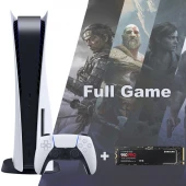 کنسول بازی سونی Sony PlayStation 5 Standard 825GB SSD (V1216) + حافظه Samsung 980Pro 1TB Full Game