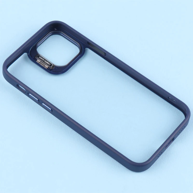 قاب PC شفاف Eason Case استند شو + محافظ لنز رینگی iPhone 12