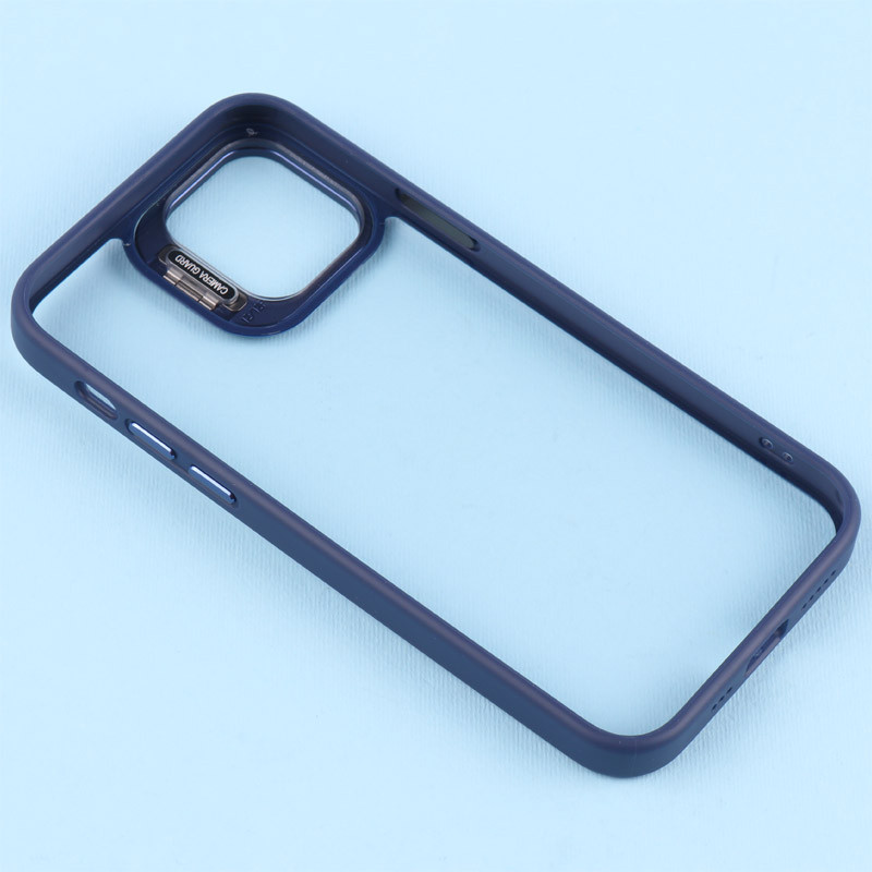قاب PC شفاف Eason Case استند شو + محافظ لنز رینگی iPhone 12