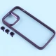 قاب PC شفاف Eason Case استند شو + محافظ لنز رینگی iPhone 12