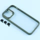 قاب PC شفاف Eason Case استند شو + محافظ لنز رینگی iPhone 12