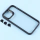 قاب PC شفاف Eason Case استند شو + محافظ لنز رینگی iPhone 12