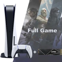 کنسول بازی سونی Sony PlayStation 5 Standard 825GB SSD (V1216) + حافظه XPG GAMMIX S70 BLADE 1TB Full Game