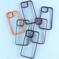 قاب PC شفاف Eason Case استند شو + محافظ لنز رینگی iPhone 12 Pro Max