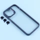 قاب PC شفاف Eason Case استند شو + محافظ لنز رینگی iPhone 12 Pro Max