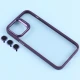 قاب PC شفاف Eason Case استند شو + محافظ لنز رینگی iPhone 12 Pro Max