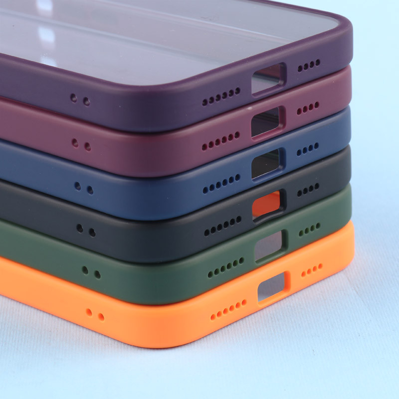 قاب PC شفاف Eason Case استند شو + محافظ لنز رینگی iPhone 12 Pro Max