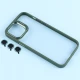 قاب PC شفاف Eason Case استند شو + محافظ لنز رینگی iPhone 12 Pro Max