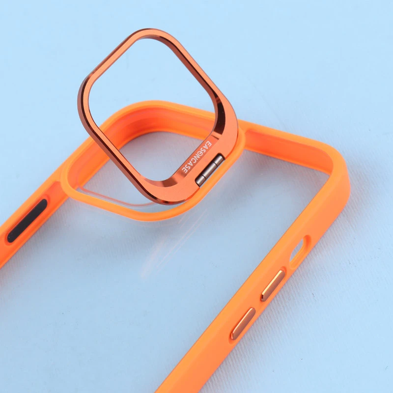 قاب PC شفاف Eason Case استند شو + محافظ لنز رینگی iPhone 12 Pro Max