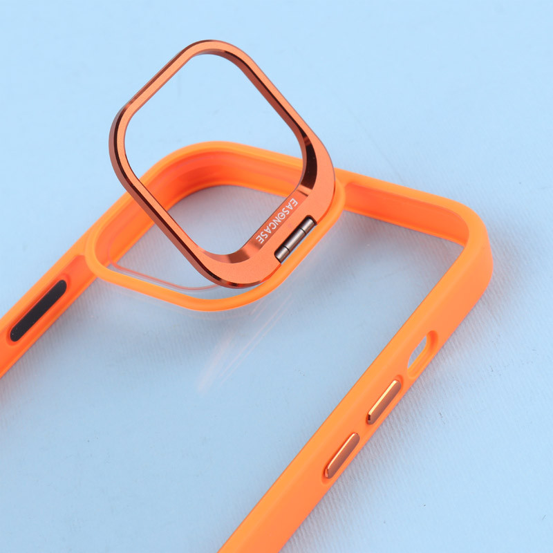 قاب PC شفاف Eason Case استند شو + محافظ لنز رینگی iPhone 12 Pro Max