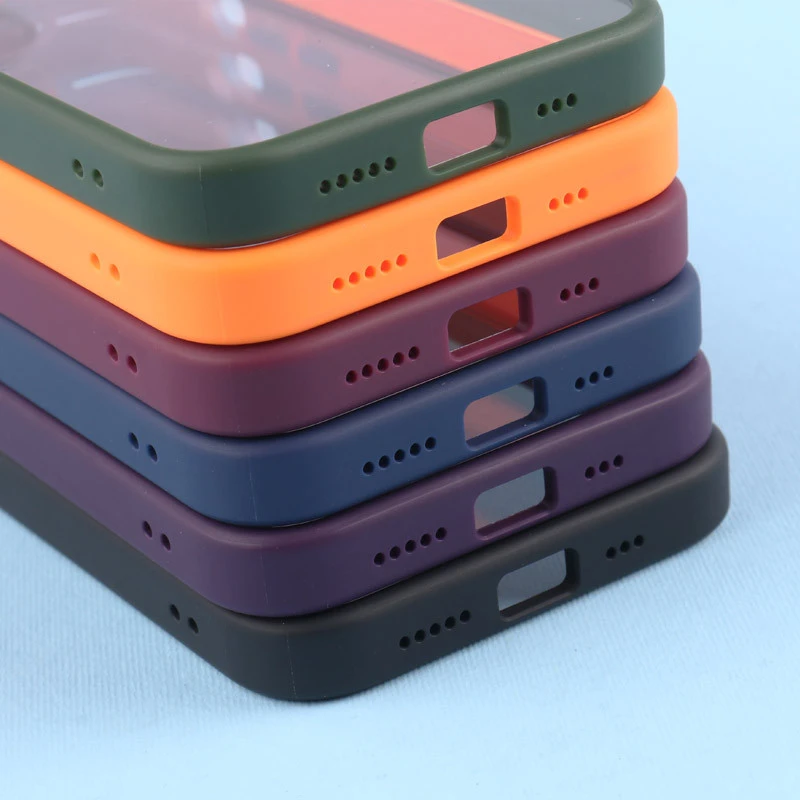 قاب PC شفاف Eason Case استند شو + محافظ لنز رینگی iPhone 13