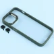 قاب PC شفاف Eason Case استند شو + محافظ لنز رینگی iPhone 13