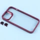 قاب PC شفاف Eason Case استند شو + محافظ لنز رینگی iPhone 13