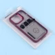 قاب PC شفاف Eason Case استند شو + محافظ لنز رینگی iPhone 13 Pro