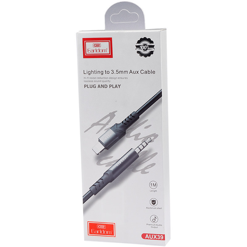 کابل تبدیل Earldom ET-AUX39 Lightning To AUX 1m