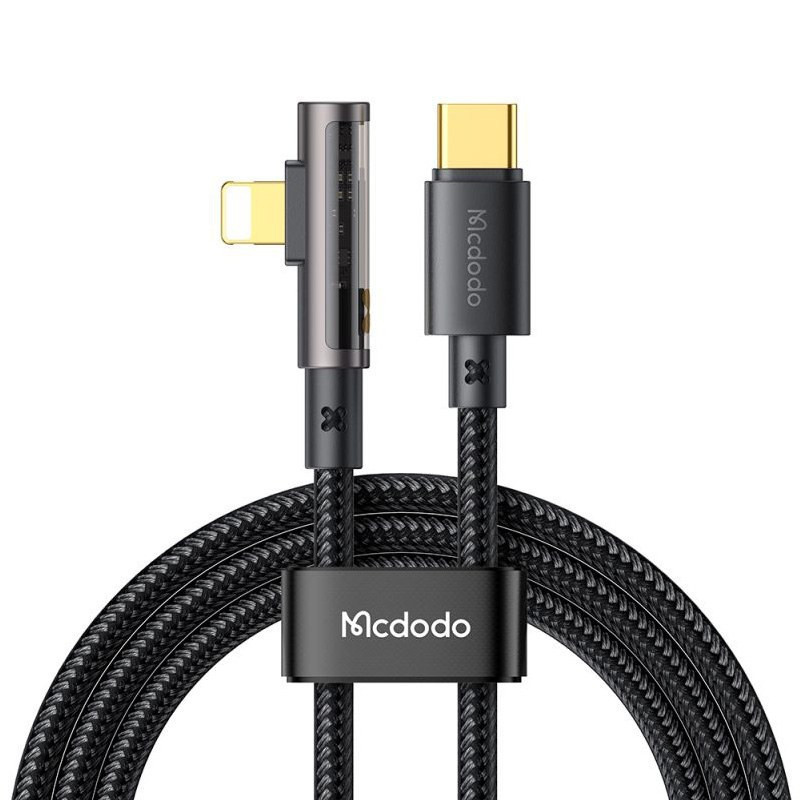 کابل تبدیل فست شارژ Mcdodo CA-339 Type-C To Lightning 3A PD 36W 1.8m یکسر L