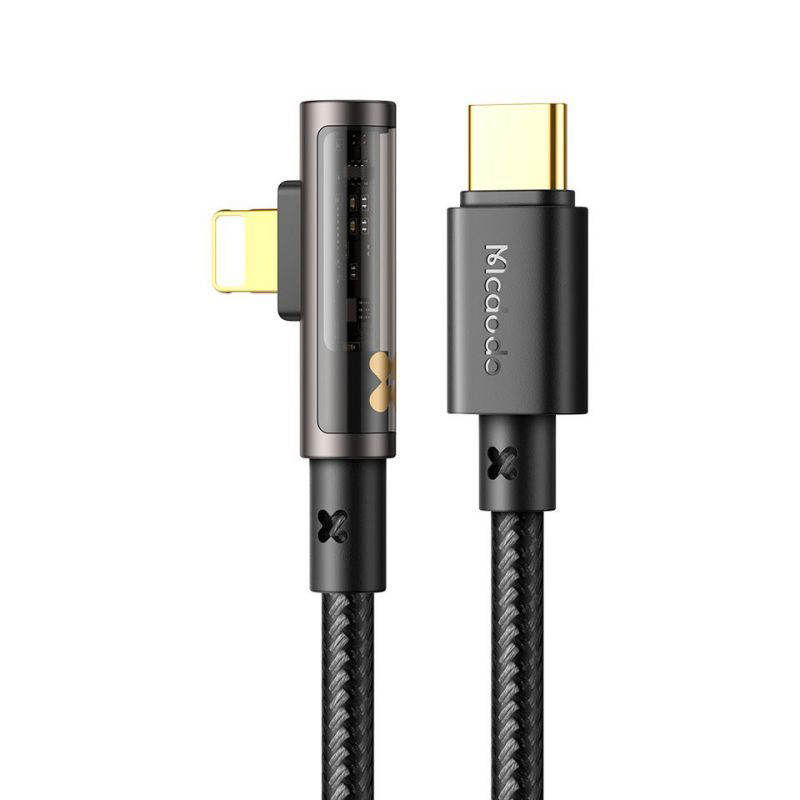 کابل تبدیل فست شارژ Mcdodo CA-339 Type-C To Lightning 3A PD 36W 1.8m یکسر L