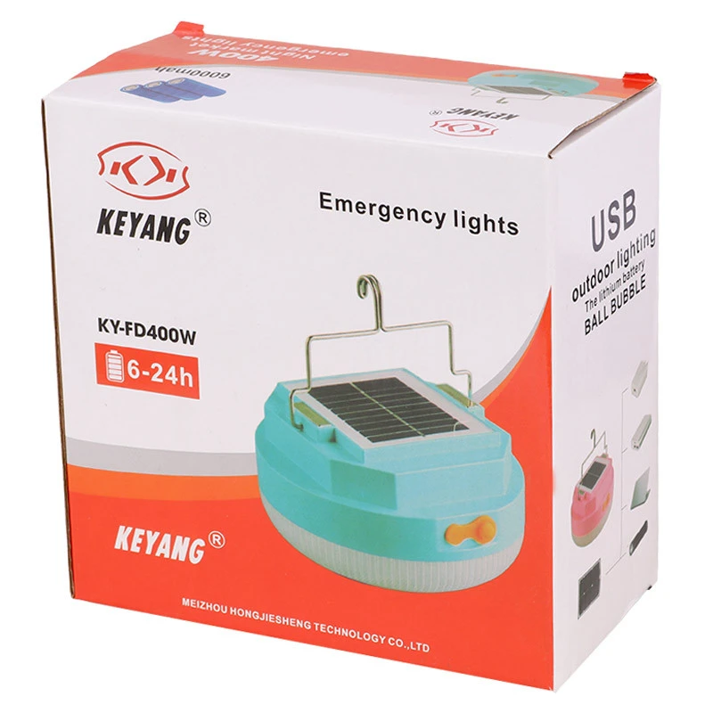 لامپ آویز دار شارژی خورشیدی Keyang KY-FD400W