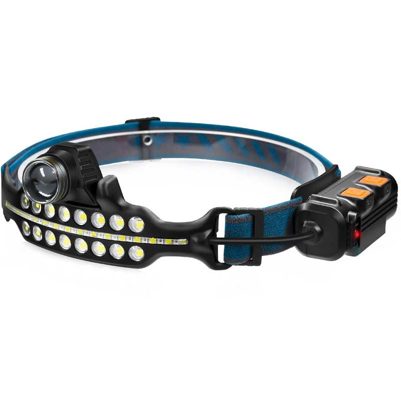 چراغ قوه پیشانی هدلایت شارژی Floodlight COB W690-1