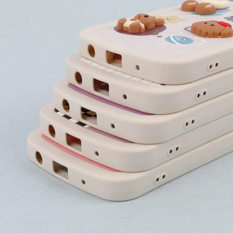 قاب طرحدار عروسکی برجسته محافظ لنزدار Xiaomi Redmi A2 Plus