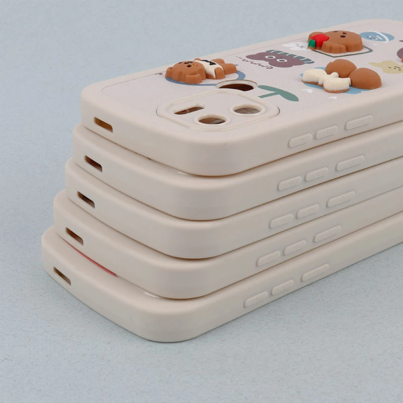 قاب طرحدار عروسکی برجسته محافظ لنزدار Xiaomi Redmi A2 Plus