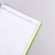 دفتر سیمی طلقی 100 برگ نیلای