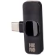 میکروفون یقه ای بی سیم Hero + تبدیل Type-C to Lightning