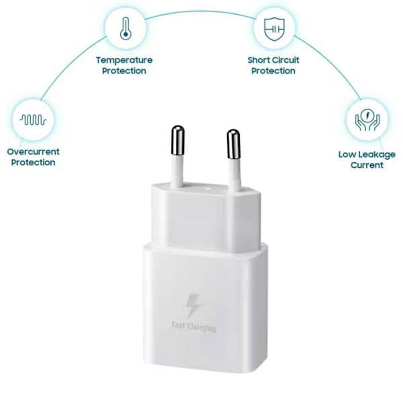 شارژر دیواری 15 وات سامسونگ اصلی EP-T1510 PD 2A