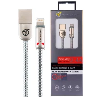 کابل آیفونی روکش فلزی Yesido CA-03 1.2m