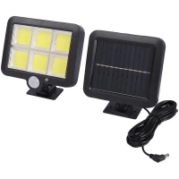 چراغ دیواری سنسوردار خورشیدی Separate Solar Wall Lamp SL-F120 + ریموت کنترل