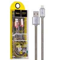 کابل آیفون فلزی hoco U5 1.2m