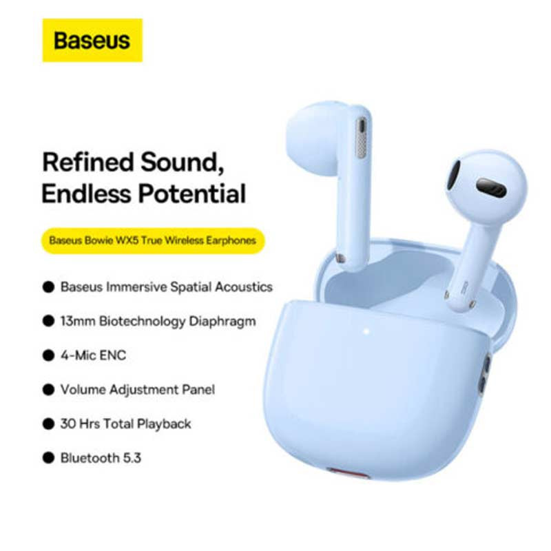 هندزفری بلوتوثی دوتایی Baseus bowie WX5 TWS