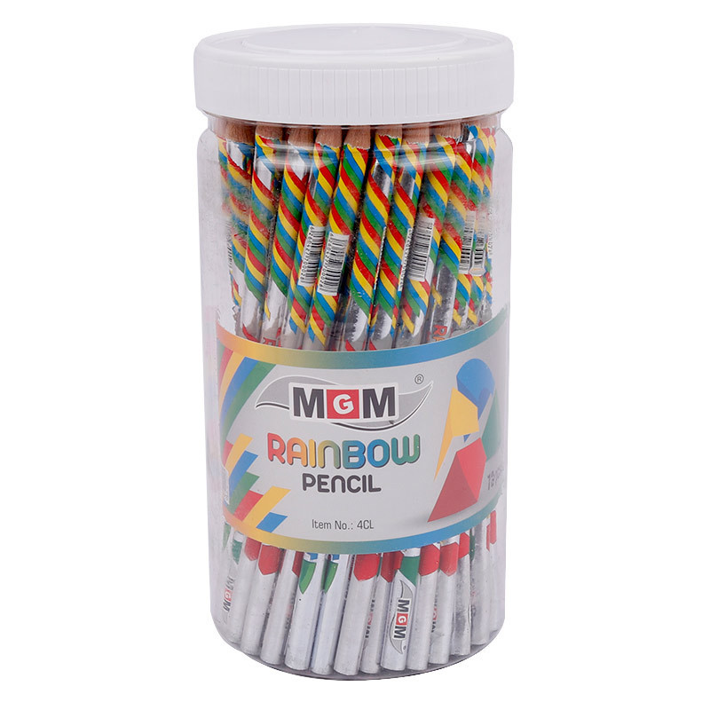 مداد چهار رنگ ام جی ام MGM rainbow 4CL بسته 72 عددی