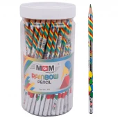 مداد چهار رنگ ام جی ام MGM rainbow 4CL بسته 72 عددی
