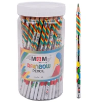 مداد چهار رنگ ام جی ام MGM rainbow 4CL بسته 72 عددی