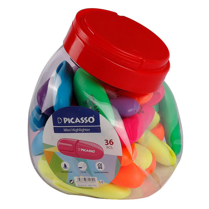 ماژیک هایلایت پیکاسو Picasso HL-50 بسته 36 عددی