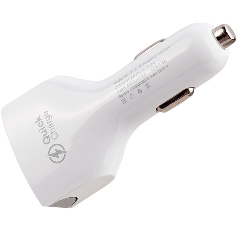 شارژر فندکی فست شارژ TSCO TCG 20 3A QC3.0 PD 18W + کابل تایپ سی
