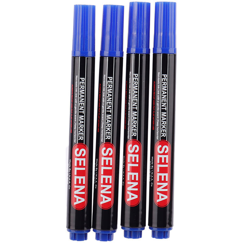 ماژیک معمولی سلنا نوک تخت Selena SP125 بسته 12 عددی