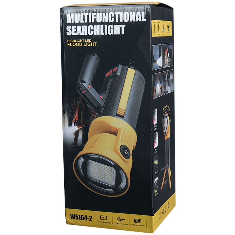 چراغ قوه شارژی Flood light W5164-2