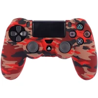 روکش دسته بازی PS4 طرح چریکی زمینه قرمز کرمی